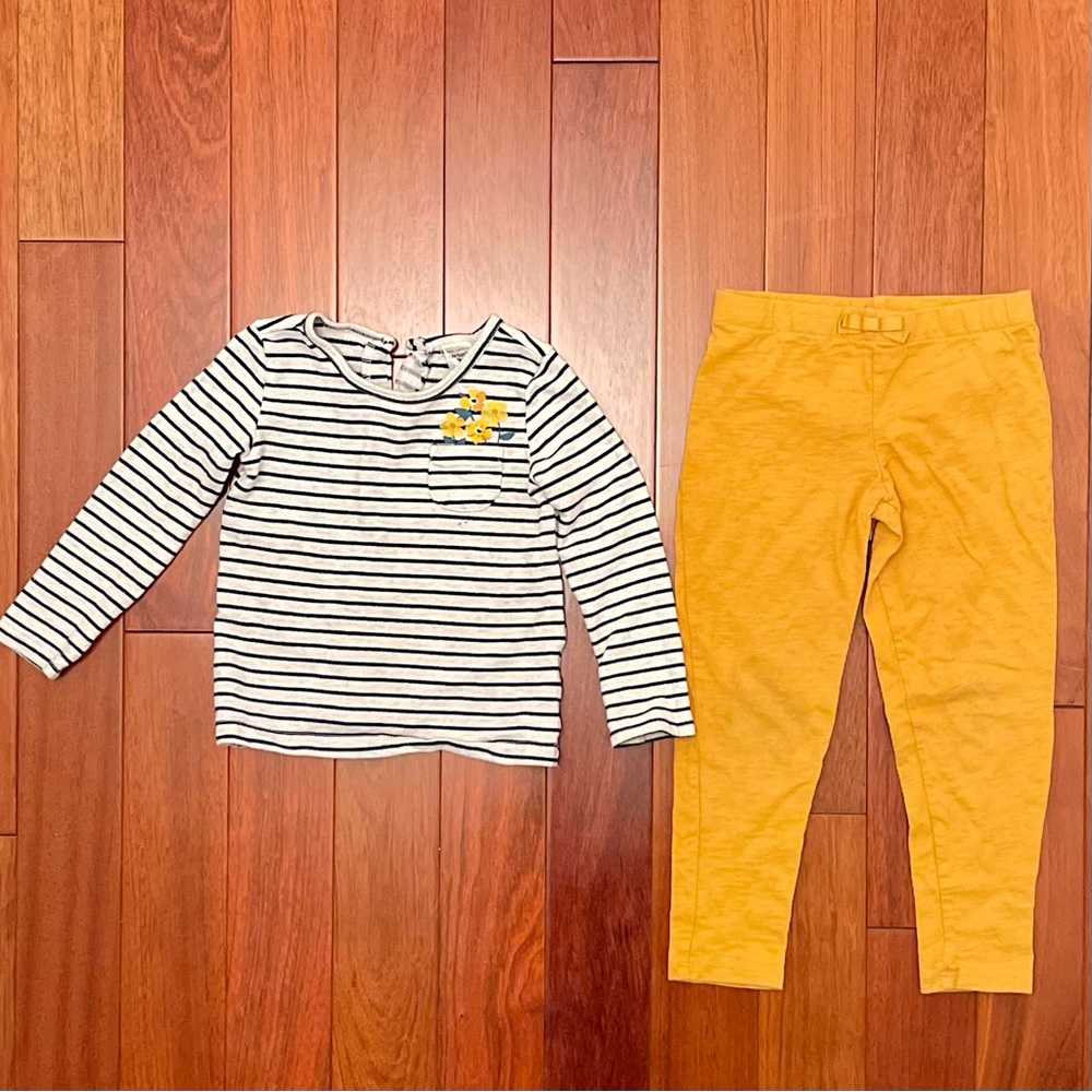Carters long sleeve t shirt set
